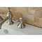 Kingston Brass KC7068TX 8" Widespread Bathroom Faucet, Brushed Nickel KC7068TX - alternate 4